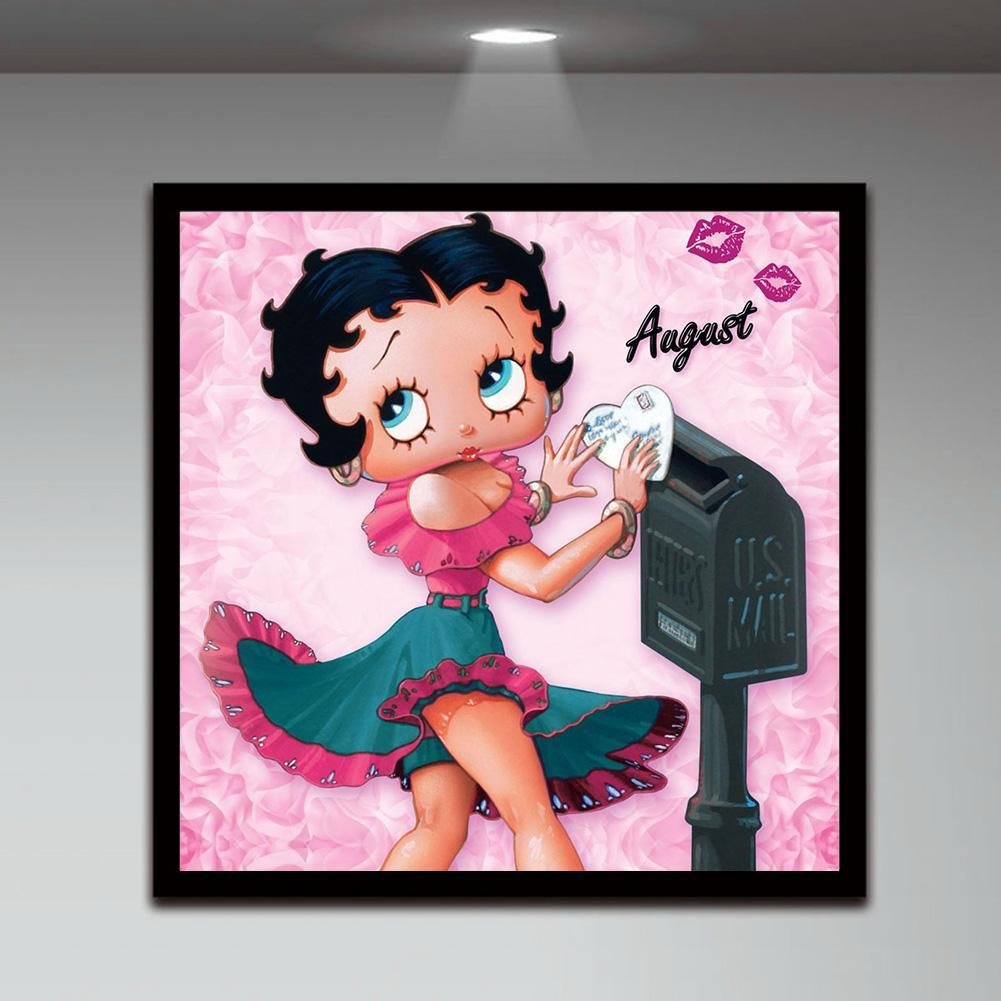 Diamond Painting - Full Round - Cute Betty Boop