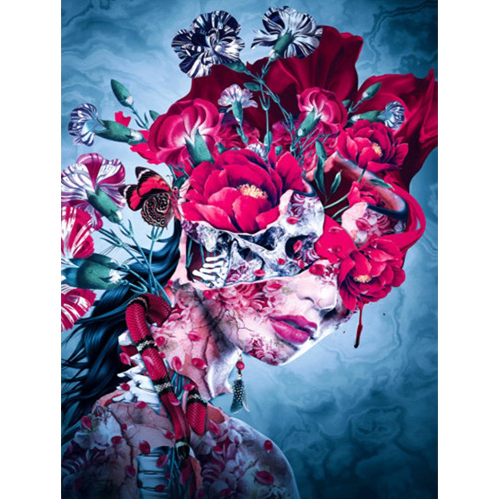 Paint By Number Oil Painting Skull Head (40*50cm)