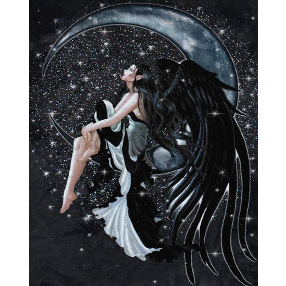 11ct Stamped Cross Stitch Dark Angel (40*50cm)
