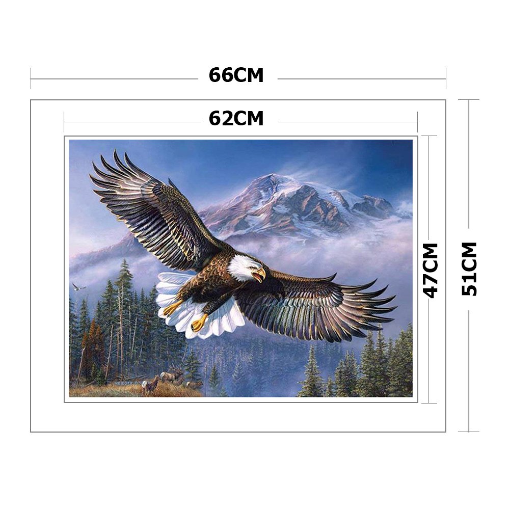 11ct Stamped Cross Stitch - Flying Eagle (66*51cm)