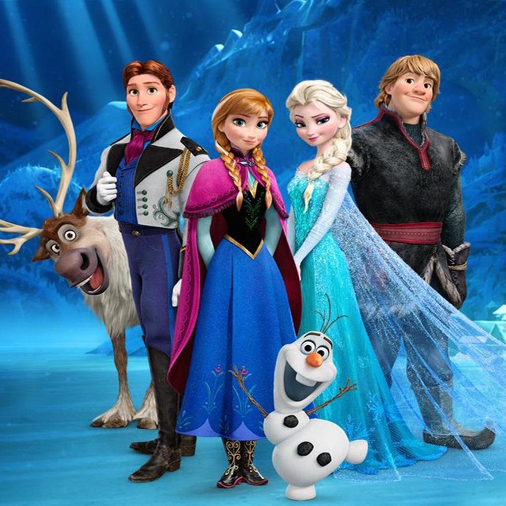 5D Disney dibujos animados diamante pintura taladros completos Frozen Elsa  arte artesanía