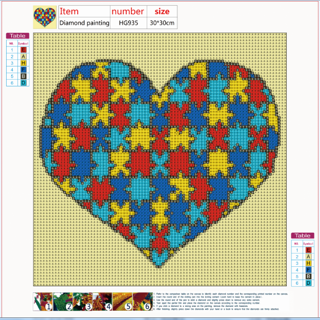 Diamond Painting - Full Round - Sweet Heart