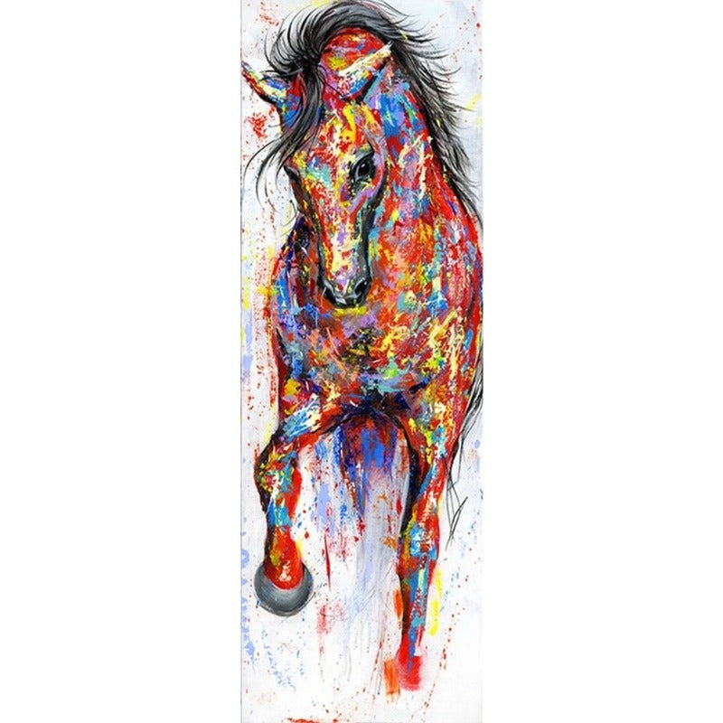 Horse Full Round Square Diamond Painting Kits 30 x 90cm