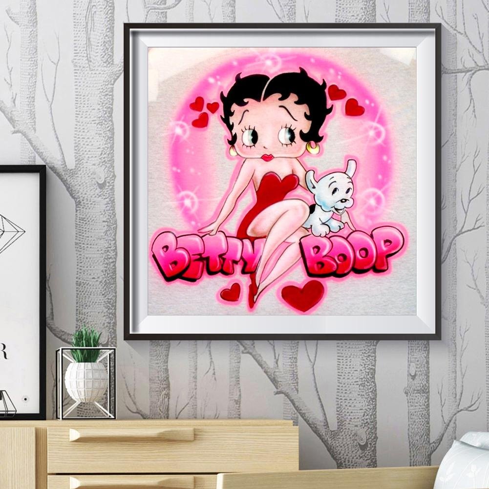 5D DIY Diamond Painting Kit - Full Round - Betty Boop B