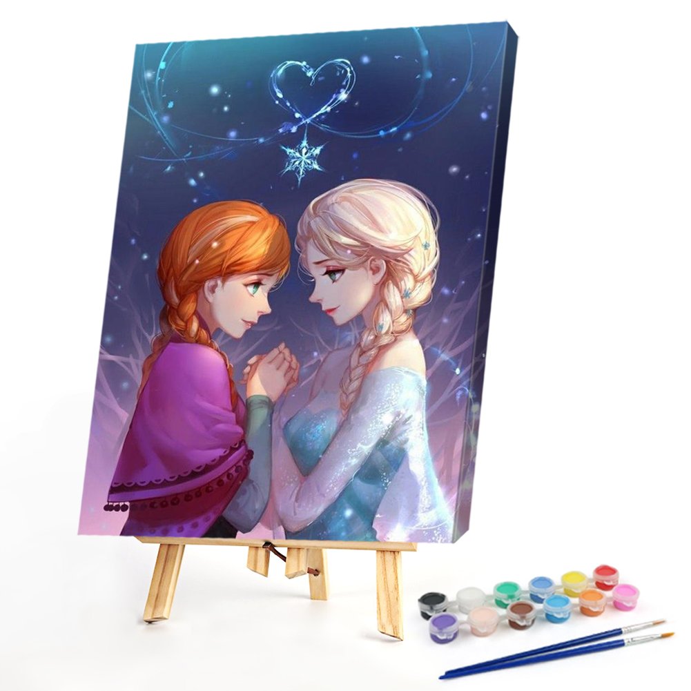 Ice World Paint By Number Canvas Oil Painting