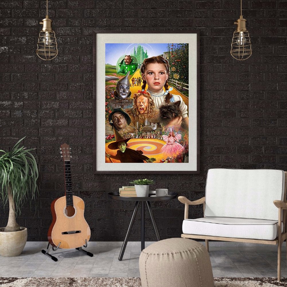 Pintura Diamante - Rodada Completa - Menina Sonhadora