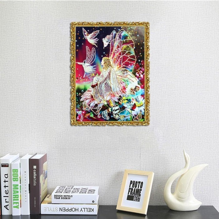 5D DIY Special shaped Fairy Angel Crystal Rhinestone Diamond Painting
