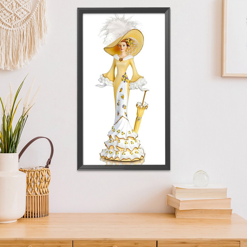 Ponto Cruz Estampado 14ct - Noblewoman (36*66cm)