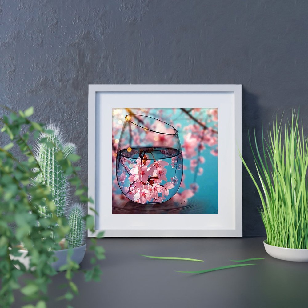 Diamond Painting - Full Round - Cup Flower B