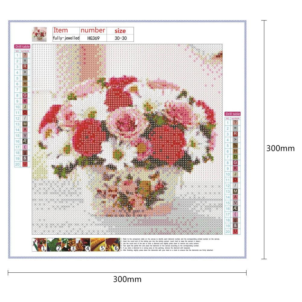 Diamond Painting - Full Round - Beautiful Flower