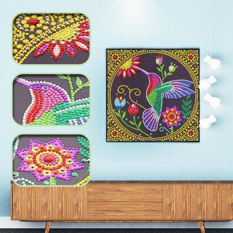 DIY 5D Crystal Rhinestone Diamond Painting Kit Bird