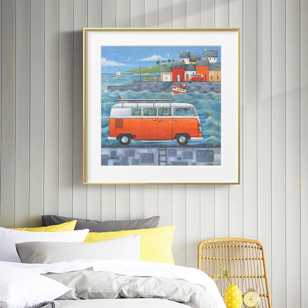 Diamond Painting - Full Round - Bus