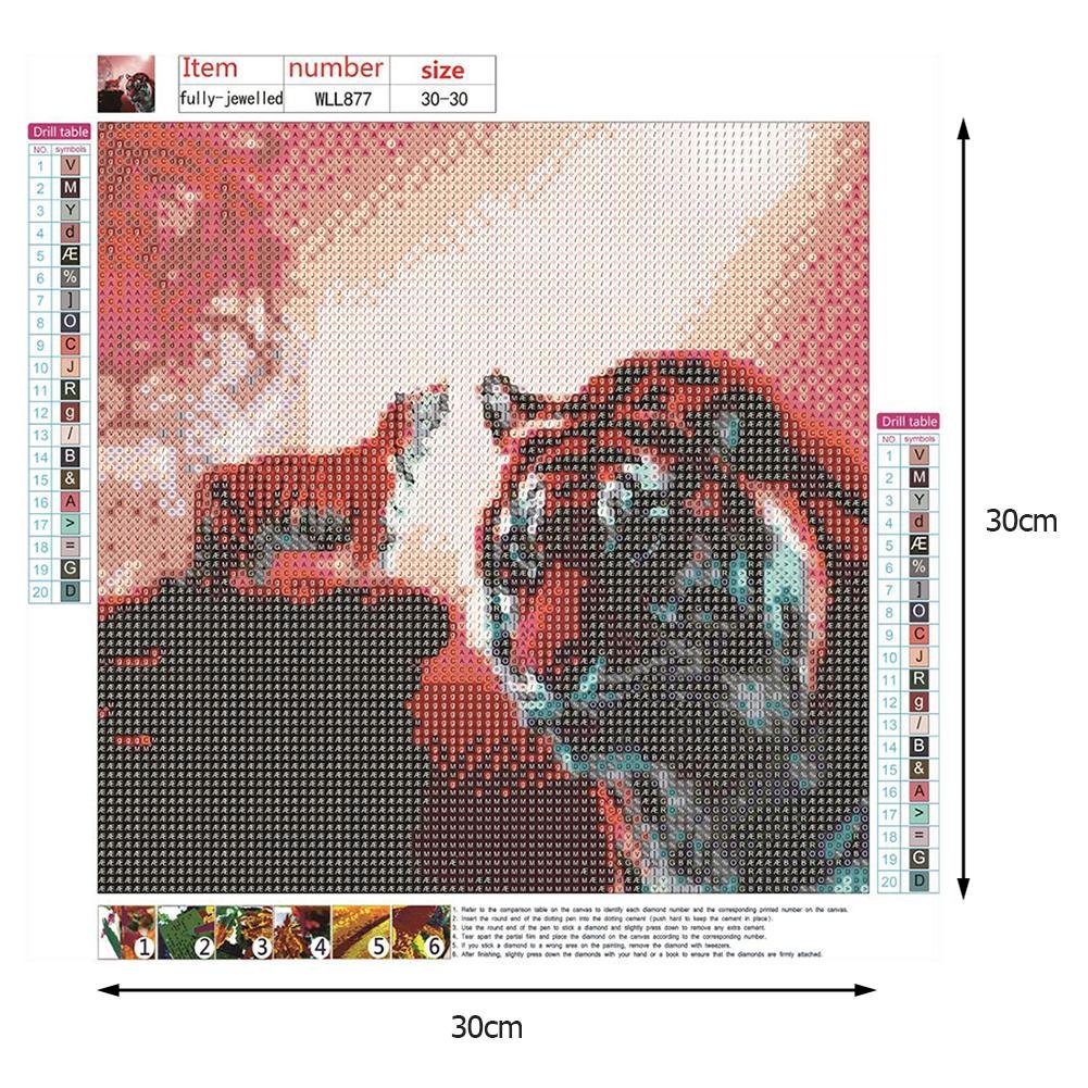 Diamond Painting - Full Round - Tiger G
