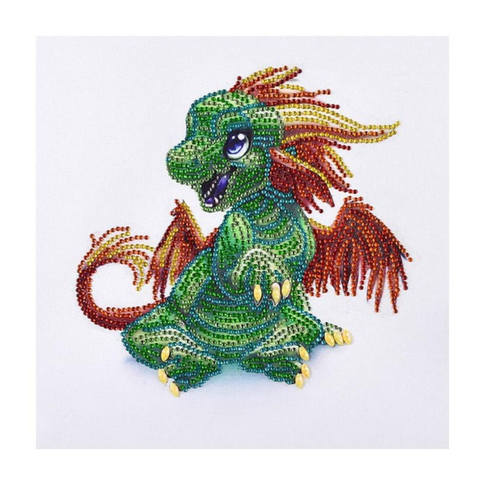 Diamond Painting - Crystal Rhinestone - Cute Dragon【diamondpaintingsart】