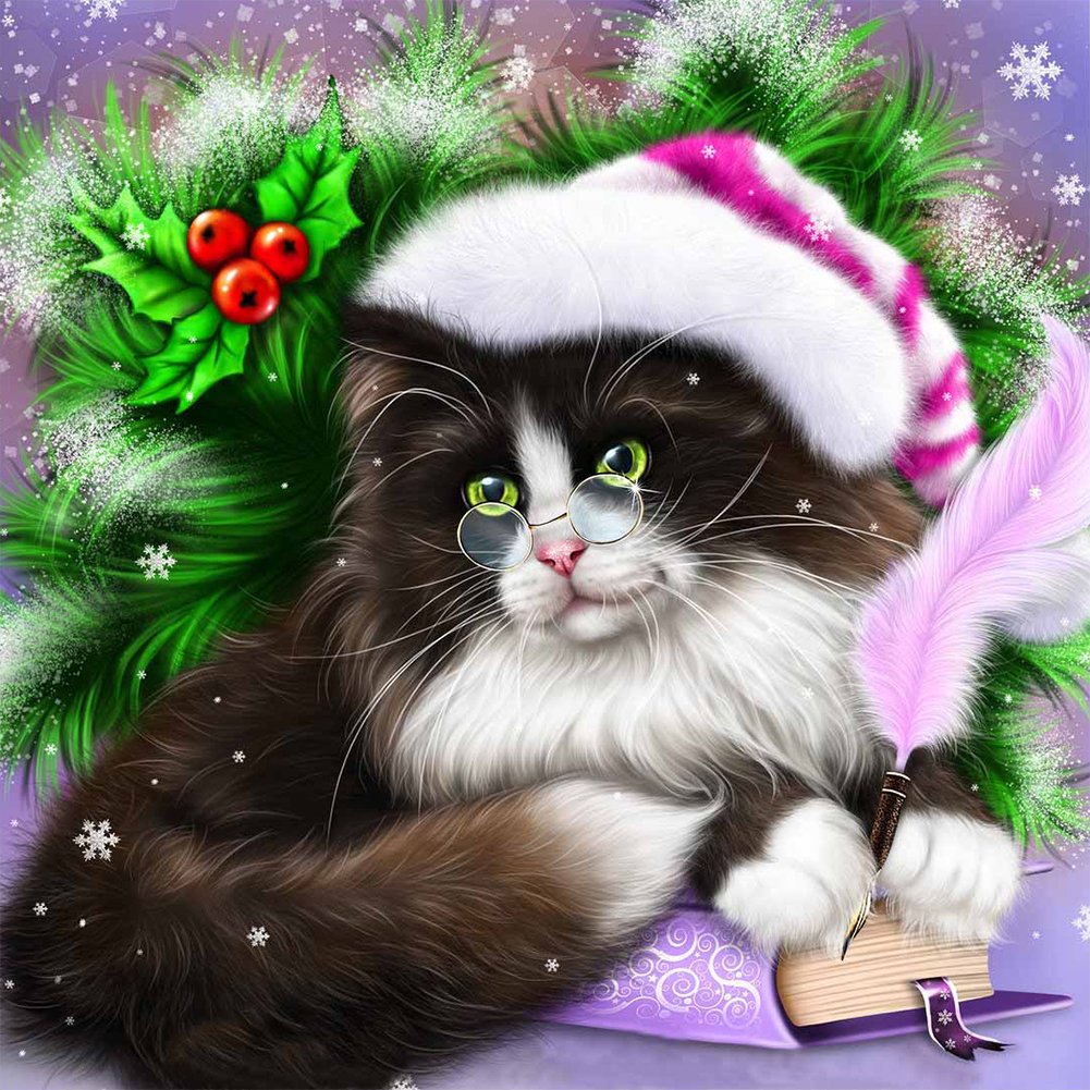 Diamond Painting - Full Round - Cat
