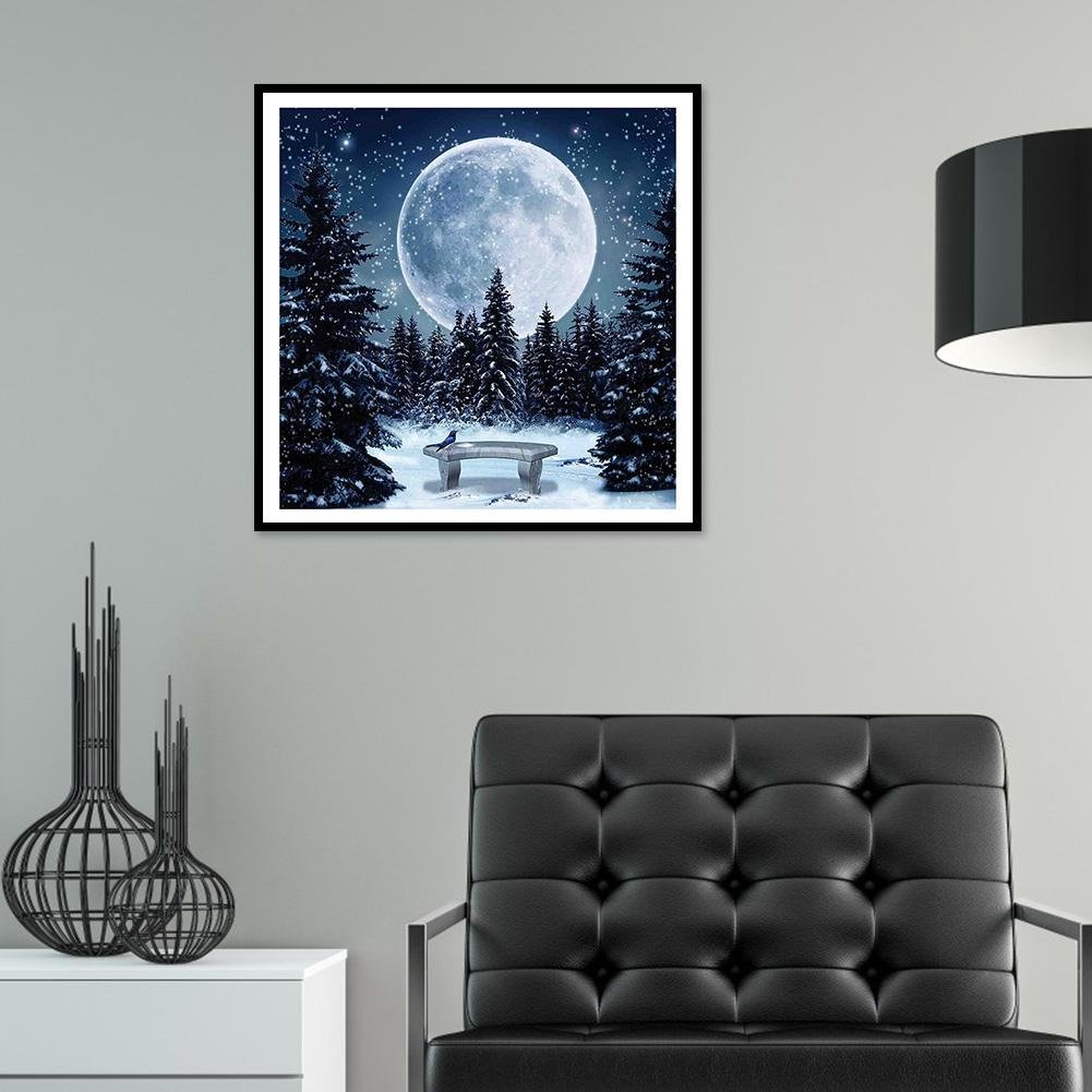 Diamond Painting - Full Round - Full Moon 1