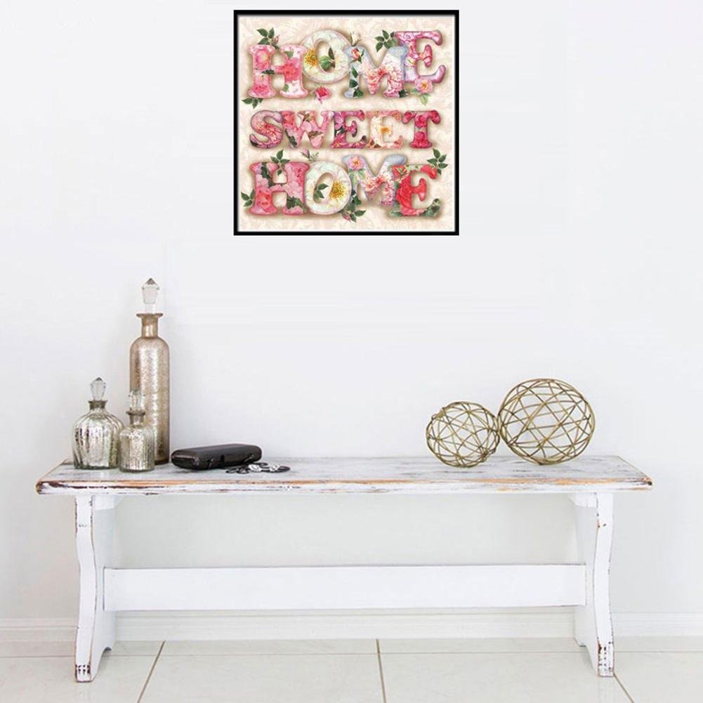 Diamond Painting - Full Round - Home Sweet Home 1