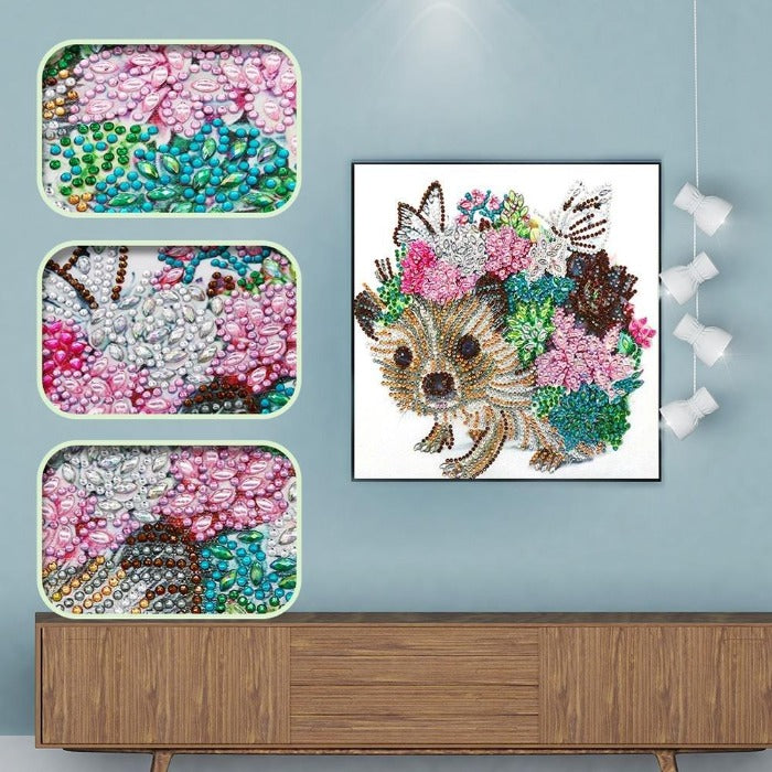 5D DIY Diamond Painting home decoration - Crystal Rhinestone - Hedgehog