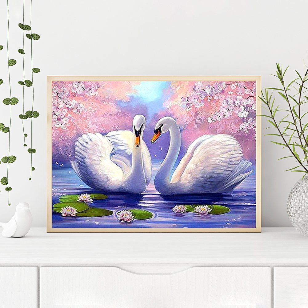 Paint By Number - Oil Painting - Swan (50*40cm)