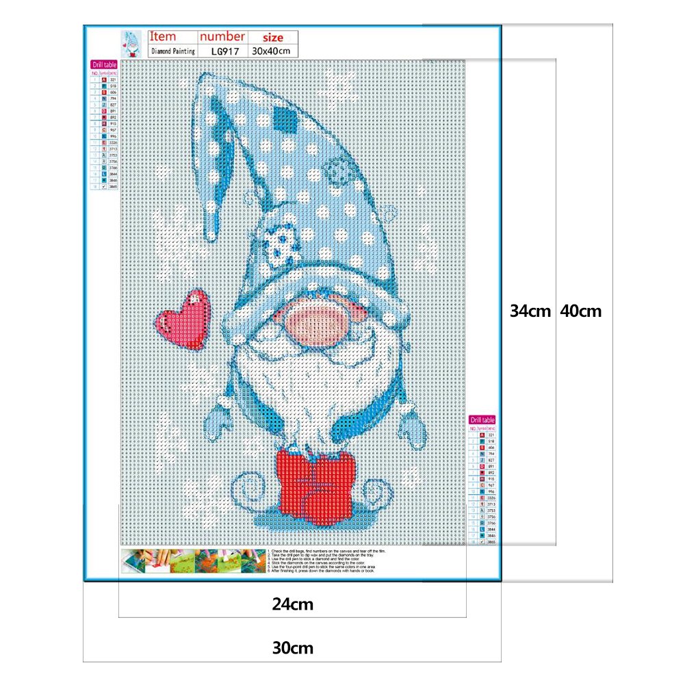 5D DIY Diamond Painting Kit - Full Round - Goblin Gnome B