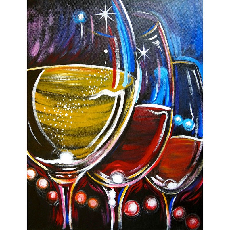 Diamond Paintings Art Full Drill Wine