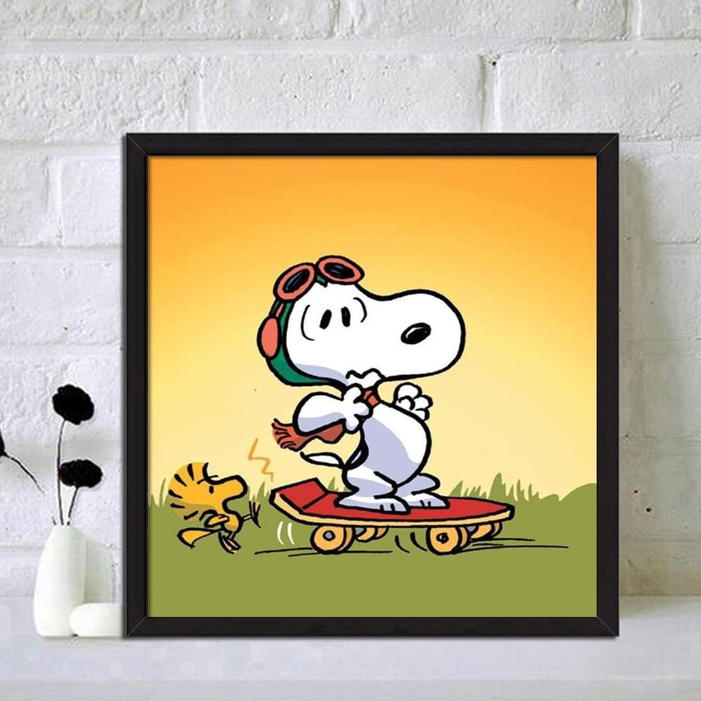 5D DIY Diamond Painting Kit - Full Round - Snoopy
