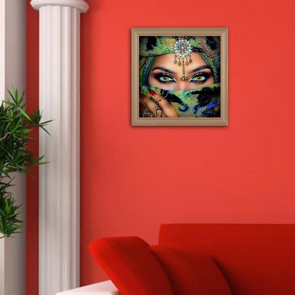Diamond Painting - Full Round - Masked Girl