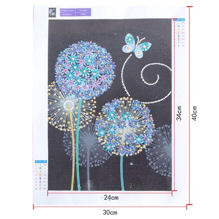 1 X Diamond Painting Cloth 1 Set X Diamond Painting Tools(Pen,Tray,Adhesive,Rhinestones)