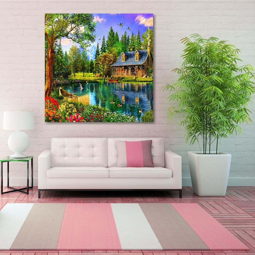 Diamond Painting - Partial Round - Countryside