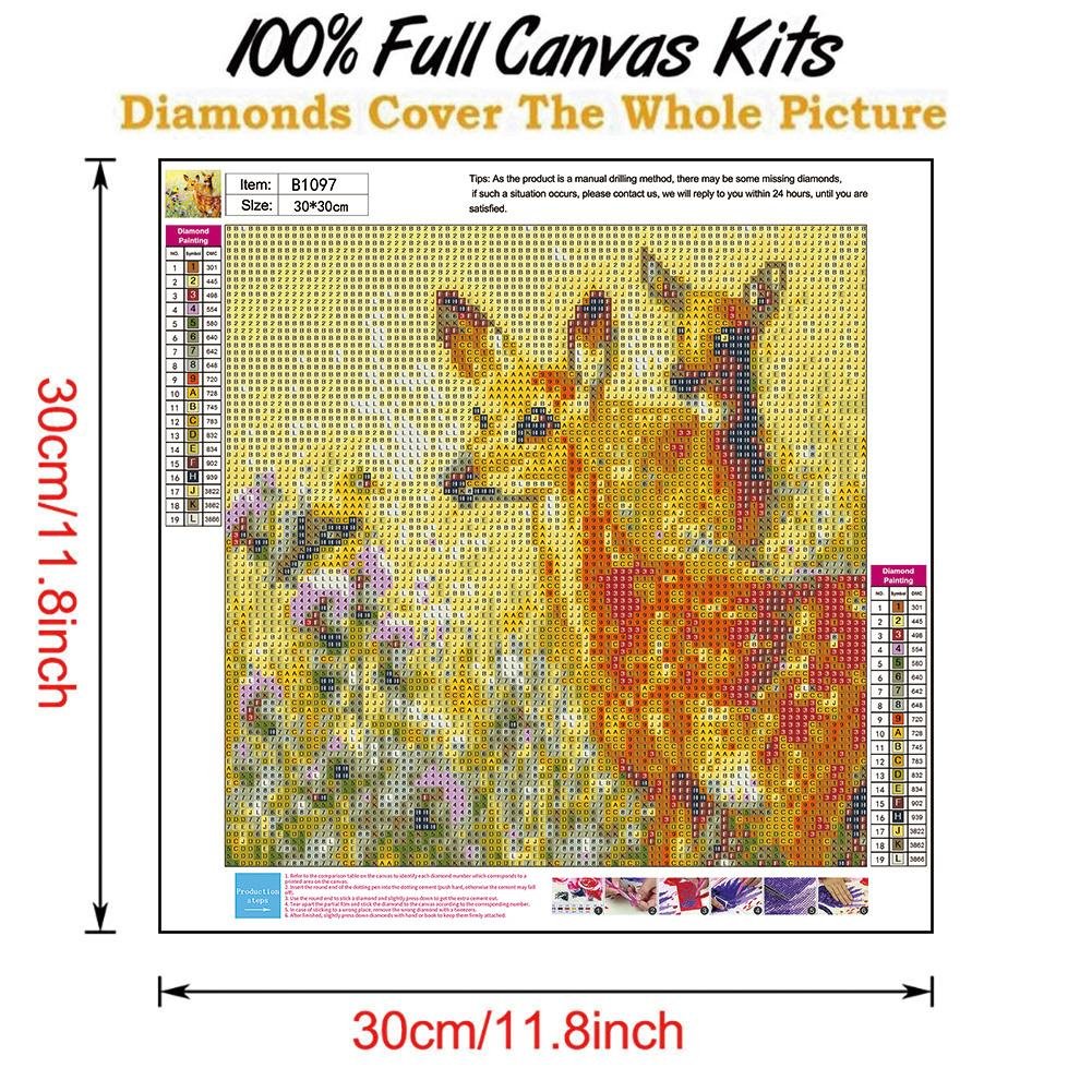 Diamond Painting - Full Round - Deer B