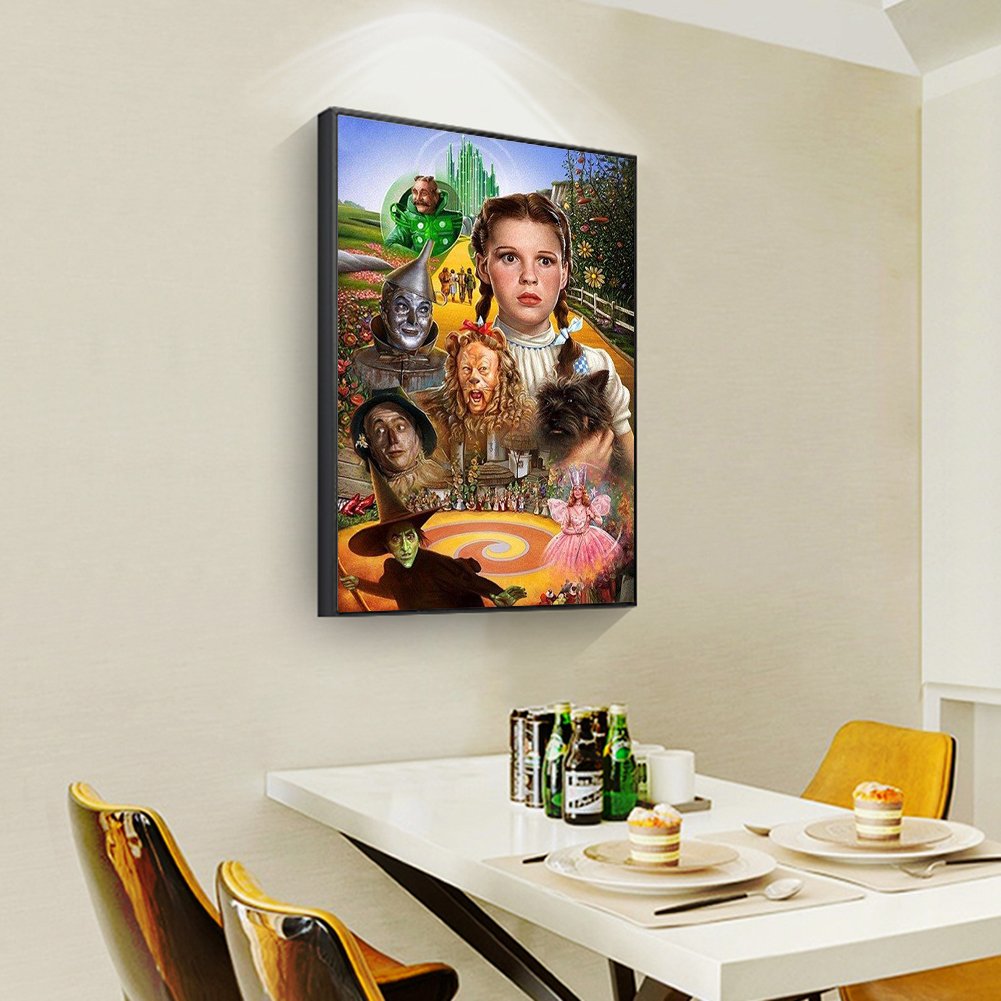 Pintura Diamante - Rodada Completa - Menina Sonhadora
