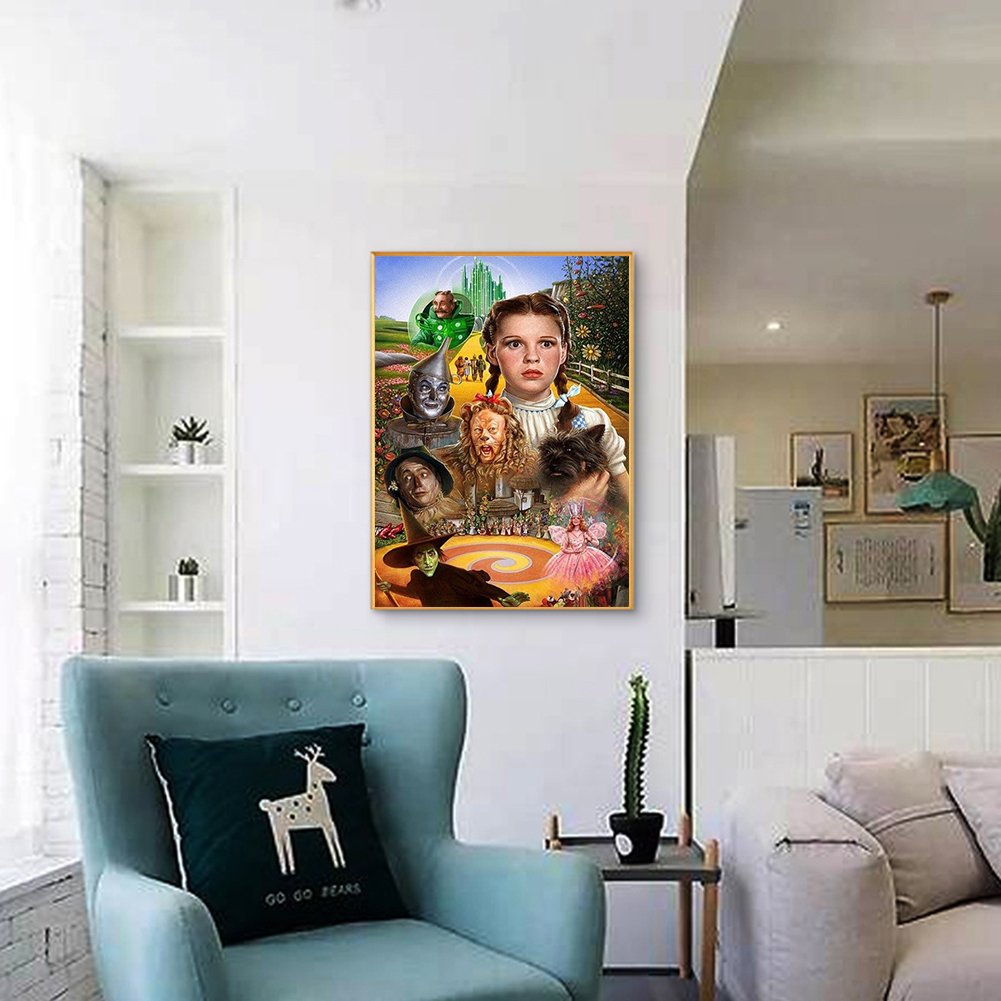 Pintura Diamante - Rodada Completa - Menina Sonhadora