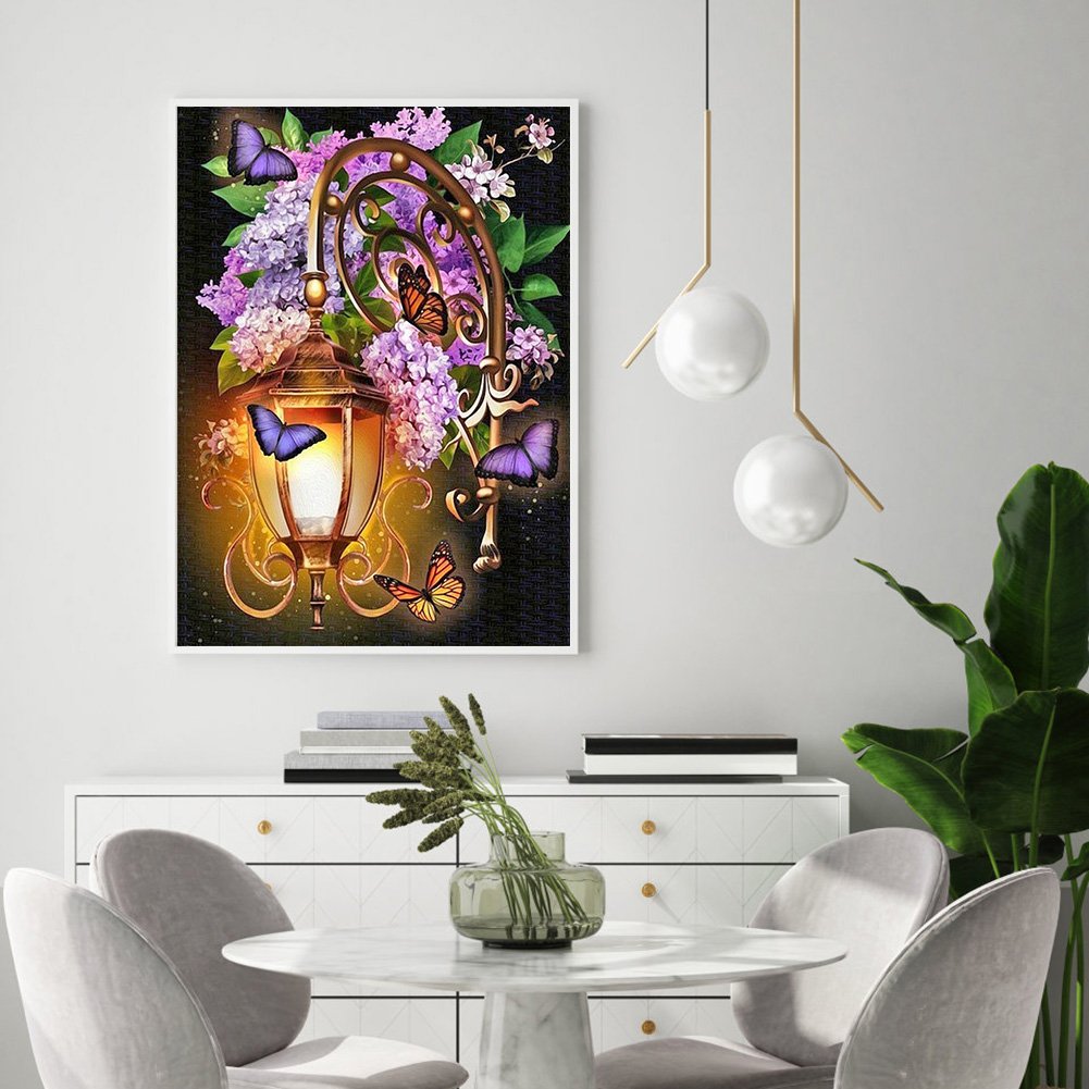 Diamond Painting - Full Round - Lantern Flower