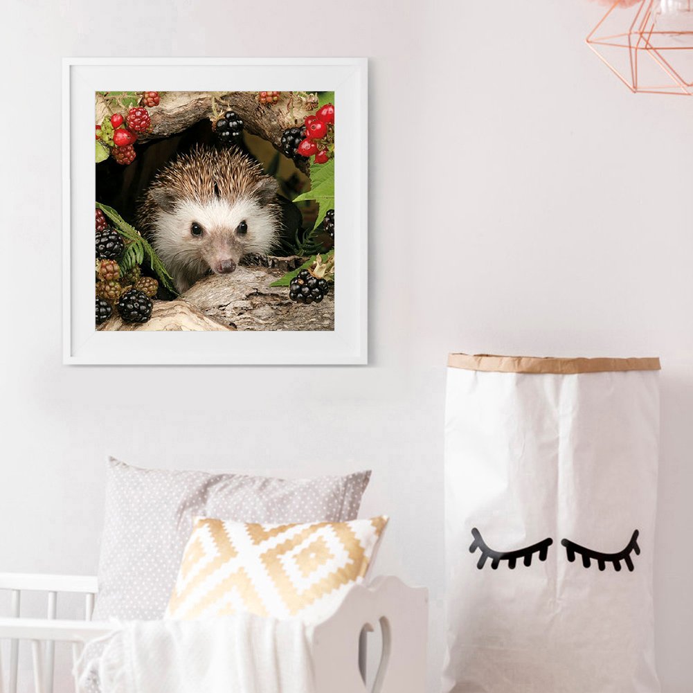 Diamond Painting - Full Round - Hedgehog
