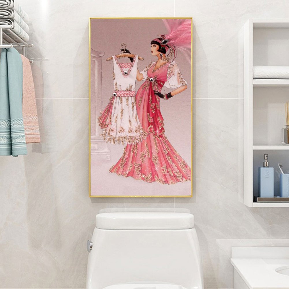 Pintura Diamond - Full Round - Modern Lady (30*50cm)