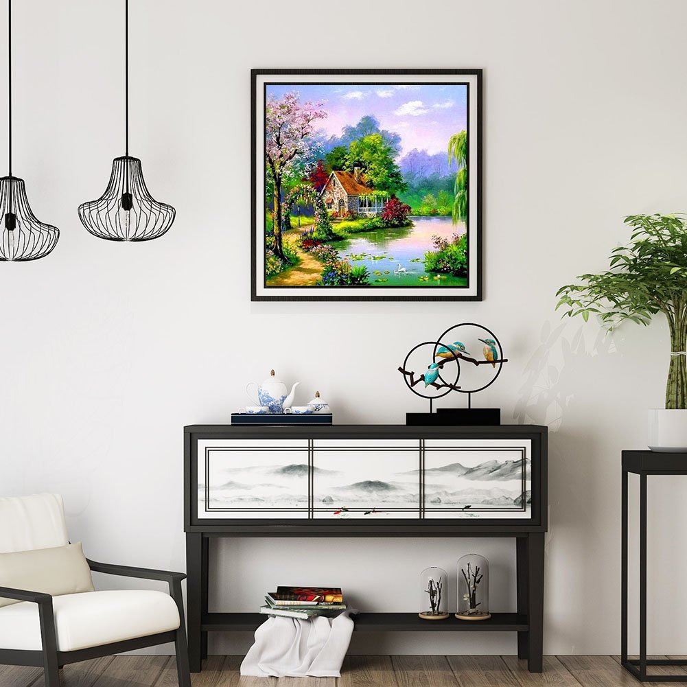 Diamond Painting - Full Round - River House