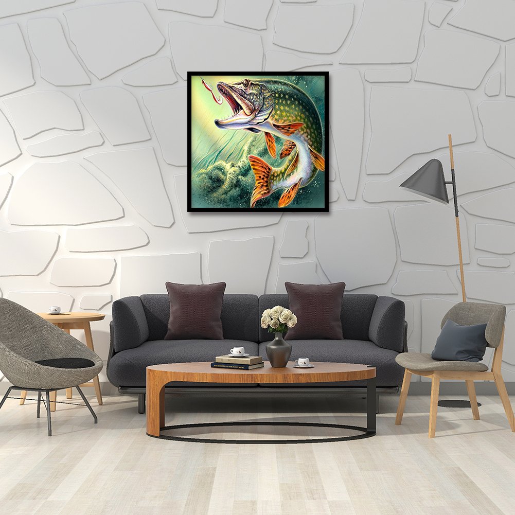 Diamond Painting - Full Round - Fish (40*40cm)