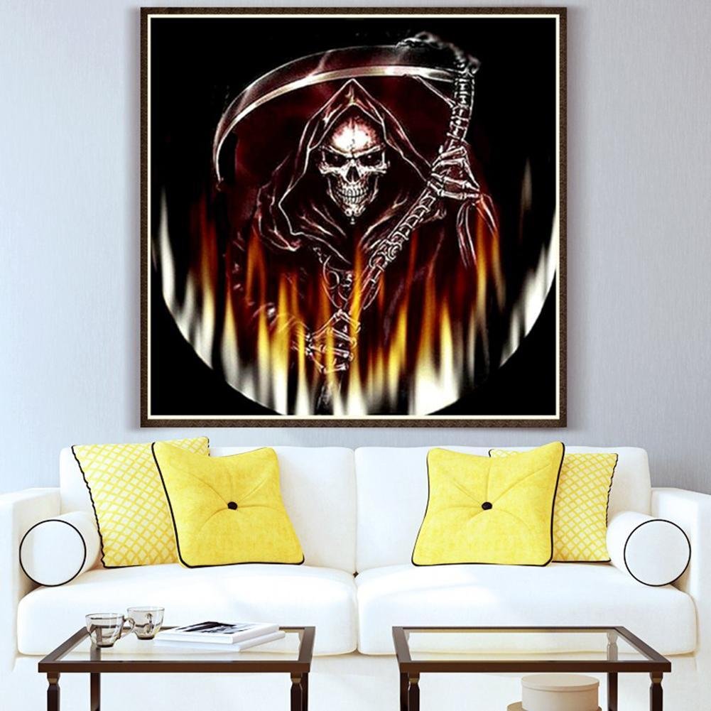 Diamond Painting - Partial Round - Skeleton Warrior