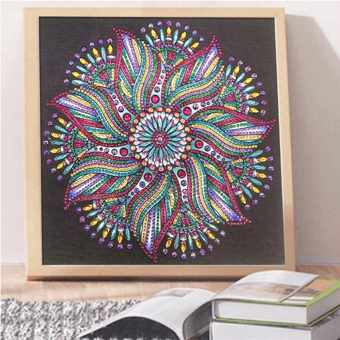 Diamond Painting Crystal Rhinestone Shining Flower diy home decoration