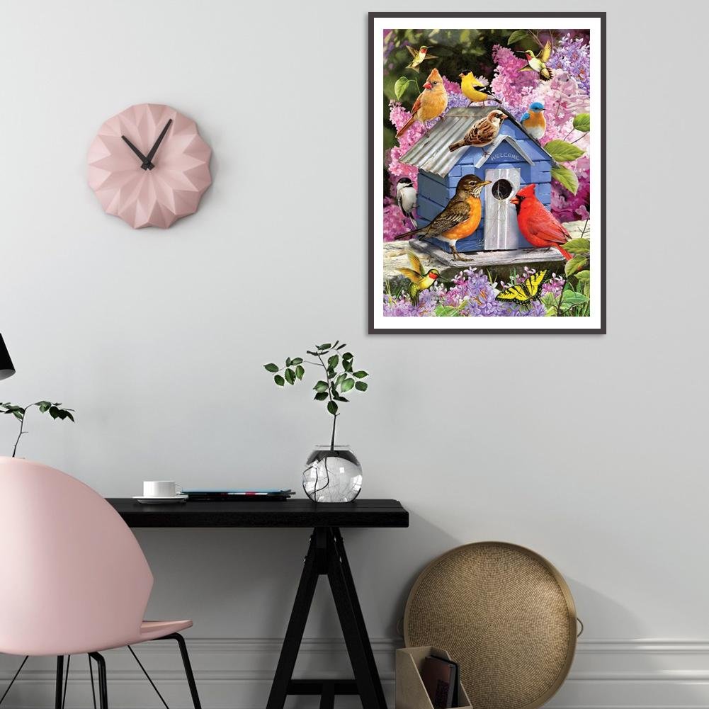 Diamond Painting - Full Round - Bird Nestle