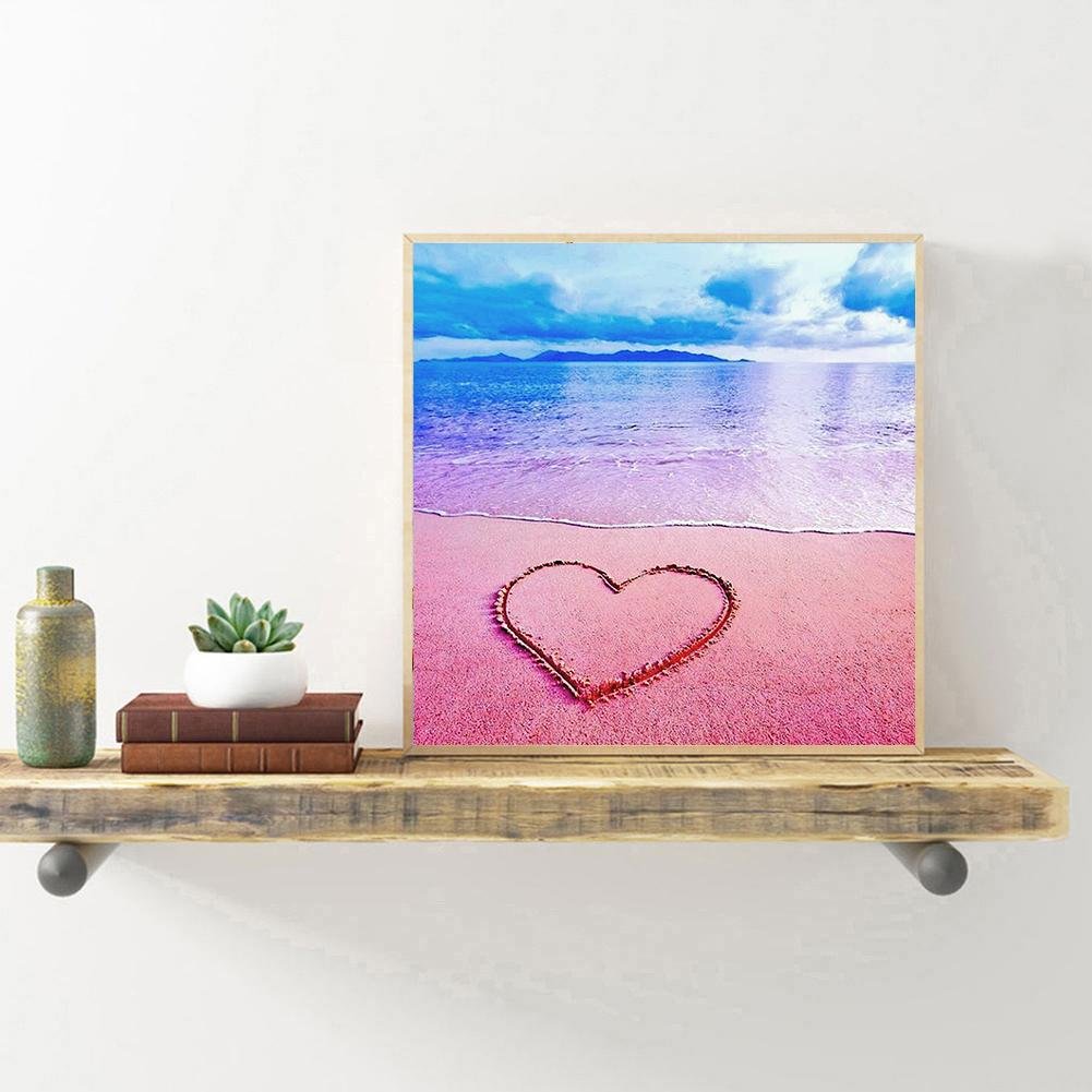 Diamond Painting - Full Round - Pink Seaside