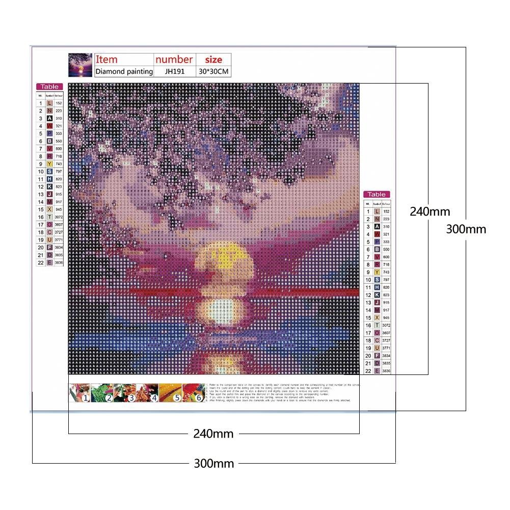 Diamond Painting - Full Round - Rising Moon