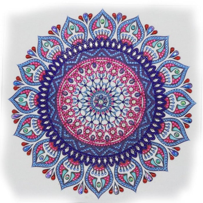 Mandala DIY 5D Diamond Painting Kit Full Drill Round Diamond Crystal Rhinestone