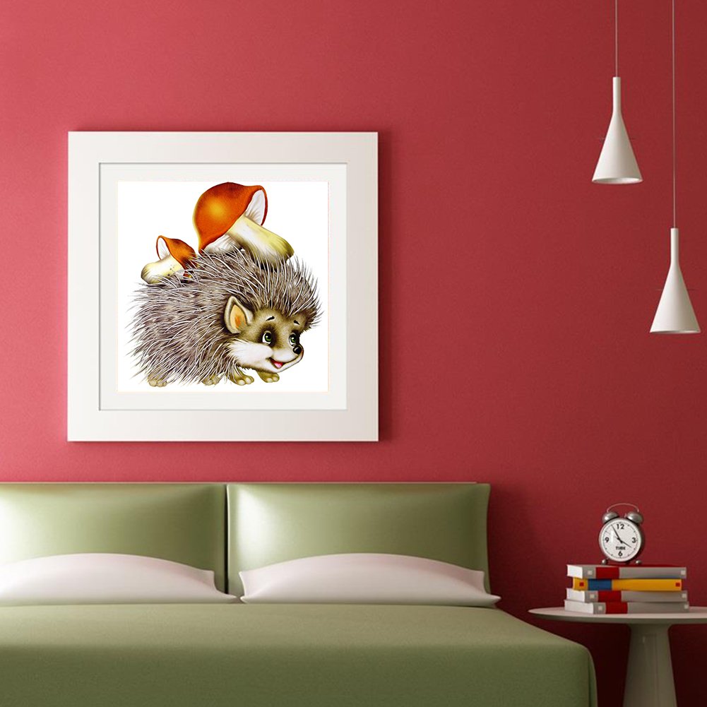 Diamond Painting - Full Round - Hedgehog