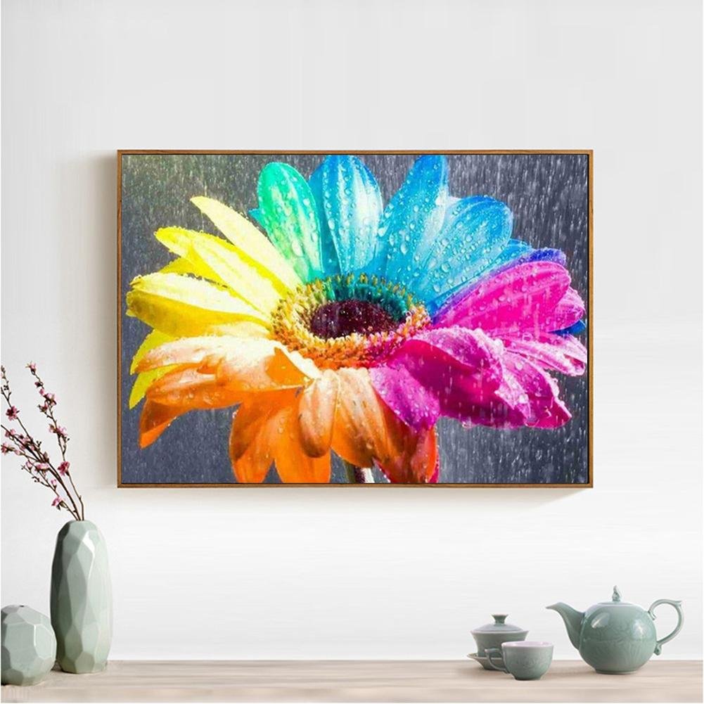 Diamond Painting - Full Round - Colorful Flower C