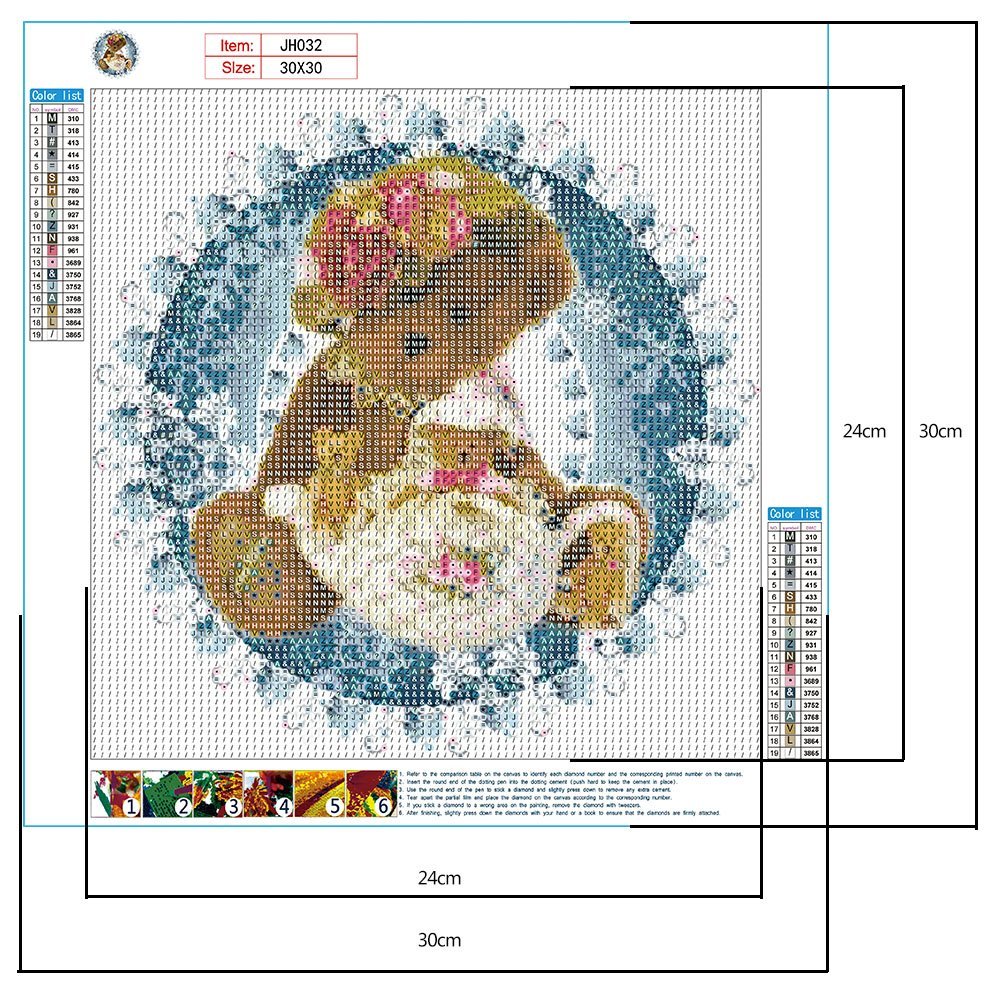 Diamond Painting - Full Round - Bear B