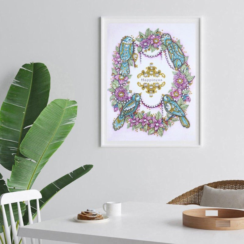 DIY 5D Crystal Rhinestone Diamond Painting Kit Bird