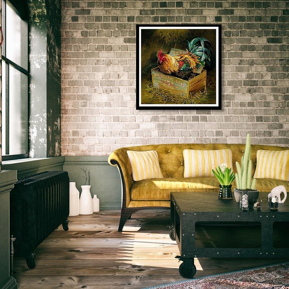 Diamond Painting - Full Round - Farm Chicken Rooster