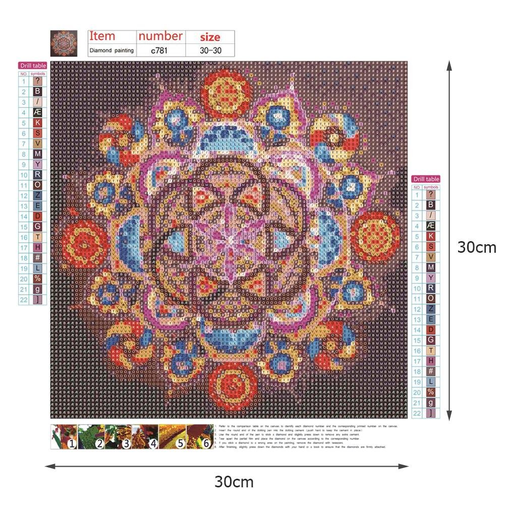 Diamond Painting - Full Round - Mandala 1