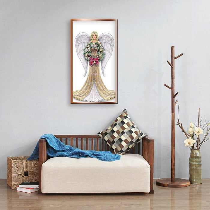 30*50cm Flower Angel Crystal Rhinestone Diamond Painting
